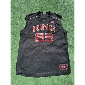 LeBron James Jersey Mens Large Black Nike Air King 23 Original Team Limited Y2K